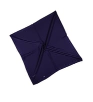 Mısırlı Eşarpları Medine İpeği Eşarp 120x120 cm (Lacivert)