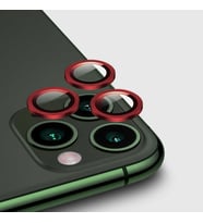 Apple iPhone 12 Pro CL-01 Lüx ​​​​Kamera Lens Koruyucu (Kırmızı)