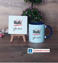 Diyaliz Hemşiresi Dekoratif Taş, Kupa Bardak Kırmızı Hediye Tıp Bayramı Hediyesi Hemşireler Günü Hediyesi (Model 2)