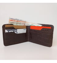 A Leather El Yapımı Gerçek Deri Erkek Cüzdan (Taba Yılan )