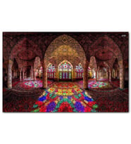 Cakapuzzle İran'da Vitraylar ve Tavan Süslemeleri Puzzle Yapboz MDF (Ahşap) (1000 Parça)