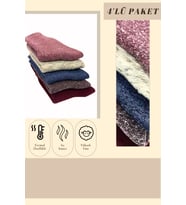 Termal Erkek Havlu Patik Çorap 4'lü Set (Model 2)