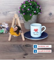 Sağlık Teknikeri Türk Kahvesi Fincanı Ahşap Altlıklı ve Fotoğraflı Ahşap Anahtarlık HediyeTıp Bayramı Hediyesi (Model 4)