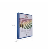 FİRMA EVRAK SUNUM KLASÖRÜ A4 PVC 2 CM 2 HALKALI (150 YAPRAK) 25,5X32 CM (Mavi)