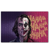 Cakapuzzle Joker Joaquin Phoenix Hahaha Karikatürize  Puzzle Yapboz MDF (Ahşap) (1000 Parça)