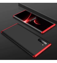 Galaxy Note 10 Kılıf Zore Ays Full Koruma Kılıf (Siyah-Kırmızı)