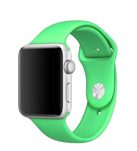 Microsonic Apple Watch 42mm Silikon Kordon (Yeşil)