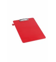 Kapaksız Sekreterlik A4 100 Yaprak Kapasiteli Rainbow Clip Board Vegan 23x33 cm (Kırmızı)
