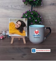 Sağlık Teknikeri Fotoğraflı Dekoratif Taş, Kupa Bardak Beyaz HediyeTıp Bayramı Hediyesi (Model 10)