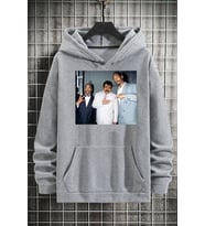 Unisex Müslüm Baba Baskılı Sweatshirt (Gri)
