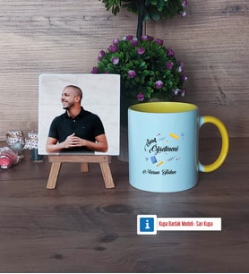 Sınıf Öğretmeni Fotoğraflı Dekoratif Taş, Kupa Bardak Beyaz Hediye Öğretmenler Günü Hediyesi (Model 7)