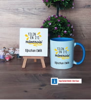 Mühendisler Günü Hediyesi Dekoratif Taş, Kupa Bardak Kırmızı Hediye (Model 3)
