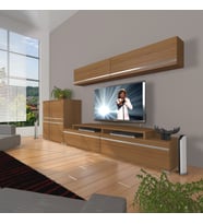 Decoraktiv Ekoflex 6y Mdf Tv Ünitesi Tv Sehpası (Ceviz)