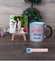 Özel Eğitim Öğretmeni Fotoğraflı Dekoratif Taş, Kupa Bardak Beyaz Hediye (Model 9)