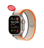Ultra 2 Akıllı Saat Çelik Kordon Hediyeli Gri Kasa 49mm Nfc Bildirim Sesli Arama Özellikli LG68 (Krem)
