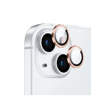 iPhone 15 CL-12 Premium Safir Kamera Lens Koruyucu (Pembe)