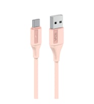 Rova KB201B Type-C Hızlı Şarj Kablosu - KVK Teknik Servis Garantili (Pembe)