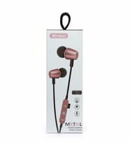 MS-T14 TF Kart Destekli Mıknatıslı Sporcu Metal Bluetooth Kulak içi Kulaklık (Rose)