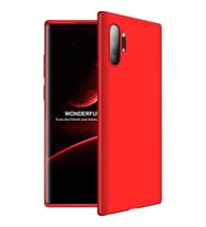Galaxy Note 10 360° Zore Tam Koruma Rubber Ays Kılıf (Kırmızı)