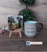 Fen Bilimleri Öğretmeni Fotoğraflı Dekoratif Taş, Kupa Bardak Beyaz Hediye (Model 10)