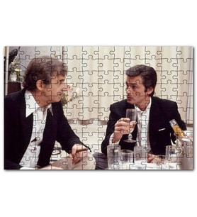 Cakapuzzle Jean Paul Belmondo ve Alain Delon Puzzle Yapboz MDF (Ahşap) (500 Parça)