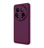 Vendas Xiaomi Mi 14 Ultra Uyumlu Kılıf İçi Kadife Yapılı Yumuşak Lansman Kapak (Koyu Mor)