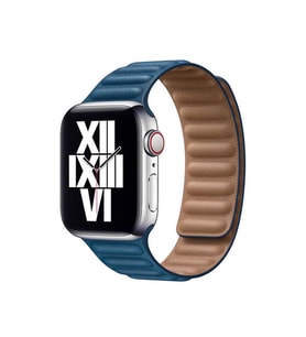 Apple Watch 40mm KRD-34 Deri Görünümlü Kordon (Mavi)