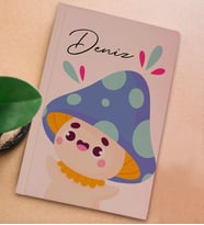 BK Gift Kişiye Özel İsimli Sert Kapaklı Pudra Pembesi Defter, Arkadaşa Hediye, Yeni İş Hediyesi, Anı Defteri, Doğum Günü Hediyesi-1 (Model 7)
