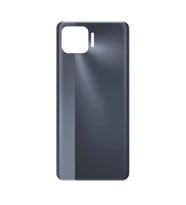 Oppo Reno 4 Lite Arka Pil Kapağı, Logolu, Lens Hariç (Siyah)