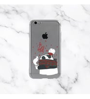 Iphone 6/6S Tasarım Kılıfları (103 Tasarım) (Kırmızı-Beyaz)