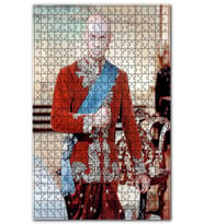 Cakapuzzle Kral ve Ben Yul Brynner Puzzle Yapboz MDF (Ahşap) (1000 Parça)