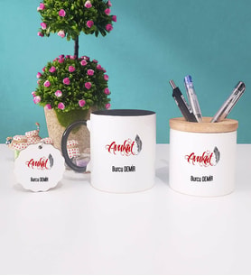 Avukat Kupa Bardak Kalemlik ve Anahtarlık İsme Özel (Model 6)