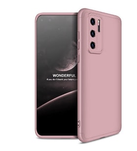 Huawei P40 Pro Kılıf Zore Ays Full Koruma Kılıf (Rose)