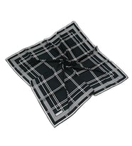 Mısırlı Eşarpları Cocoon Twill Eşarp (Siyah - Beyaz)
