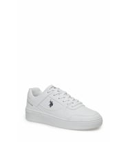 US Polo Assn Lee Günlük Unisex Günlük Spor Sneaker Ayakkabı (Beyaz)