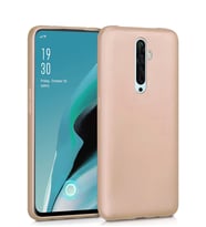 Microsonic Matte Silicone Oppo Reno 2Z Kılıf (Gold)