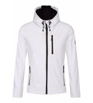Ghassy Co Erkek Su Rüzgar Geçirmez Softshell Spor Ceket 7 Renk (Beyaz)