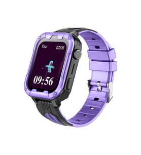 ZCWATCH V0922 S Profesyonel 4G AGPS Akıllı Çocuk ve Aile Saati, Mini Cep Telefonu (Siyah-Mor)