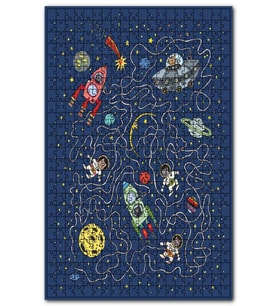 Cakapuzzle Astronomik Kediler ve Gökcisimleri Puzzle Yapboz MDF (Ahşap) (255 Parça)