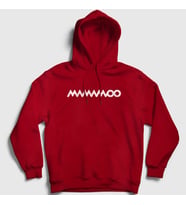 Presmono Unisex Gri Logo K-Pop Mamamoo Kapüşonlu Sweatshirt 273781tt (Kırmızı)