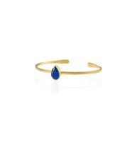 Kadir Jewellery Zirkon Taşlı Ayarlanabilir 22 Ayar Altın Kaplama Bilezik (Parlement)