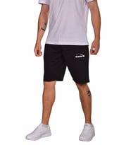 Diadora Mesa - Pamuklu Antrasit Spor Şort - DIADORAMESA (Siyah)