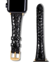 vagave Apple Watch Uyumlu 38 Mm 40 Mm 41 Mm 3 4 5 6 7 Se 8 9 ve Apple Watch 10 42mm Uyumlu Kadın Doğal Deri Kordon Saat Kayışı - Crop Serisi Sevgililer Günü Yıl Dönümü Hediyesi Eşe Kız Arkadaşa Anneye Ablaya Hediye Kordon Saat Kayışı (Siyah)
