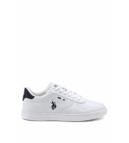 U.S. Polo Assn. Thnder Hafif Günlük Kadın Bağcıklı Spor Sneaker Ayakkabı (Beyaz)