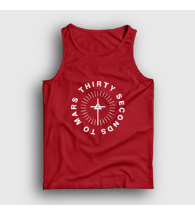 Presmono Unisex Sarı Circle 30 Seconds To Mars Atlet 171499tt (Kırmızı)