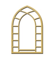 Liar Pencere Ayna - LPA01 (1.7 MM PLEKSİ AYNA) (Gold)