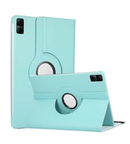Microsonic Xiaomi Redmi Pad SE Kılıf 360 Dönerli Stand Deri Siyah (Mavi)