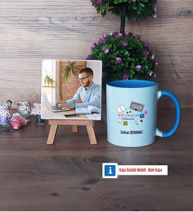 Web Tasarım Uzmanı Fotoğraflı Dekoratif Taş, Kupa Bardak Beyaz Hediye (Model 4)
