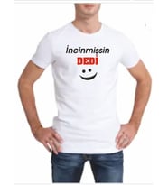 İncinmişsin Dedi Tişört (Beyaz)