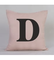 D Harfli Yastık (Bej)